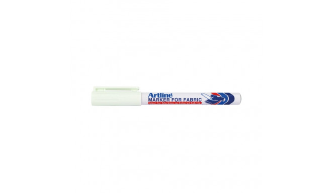 Marker Artline tekstiilile 1,2mm valge