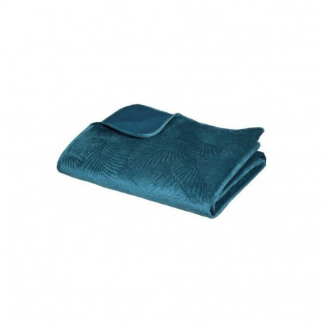 BEDSPREAD VELVET BLUE 181058Q 240X260 CM