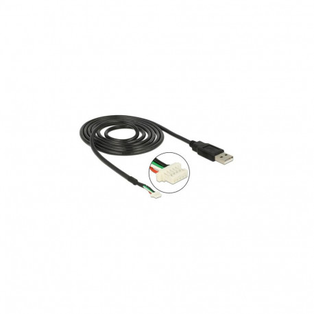 DeLOCK 95986 camera cable 1.5 m Black