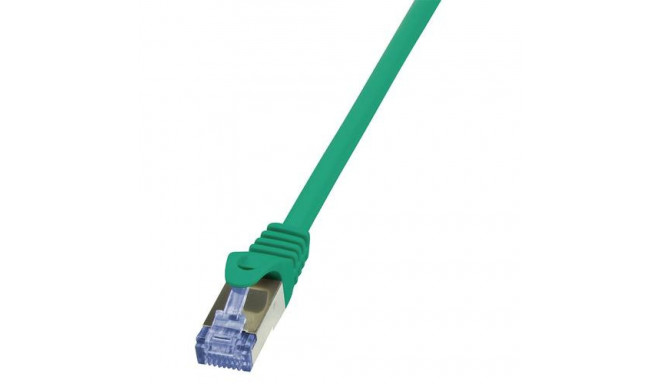 LogiLink 0.5m Cat.6A 10G S/FTP networking cable Green Cat6a S/FTP (S-STP)