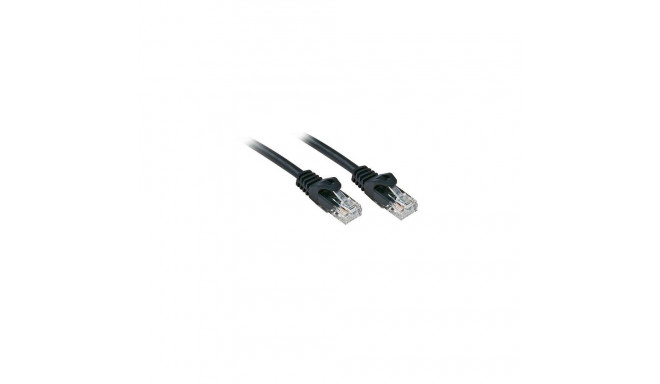 Lindy RJ-45/RJ-45 Cat6 7.5m networking cable Black U/UTP (UTP)