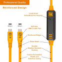 Tether Tools LeverLock&Cable Kit Optima 10G gerade orange 4,6m