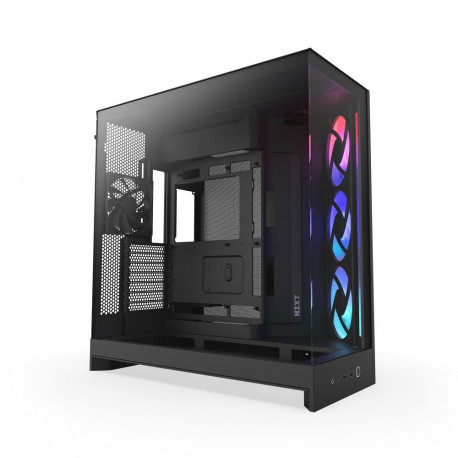 NZXT arvutikorpus H9 FLOW RGB (2025) Midi Tower aknaga, must