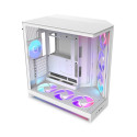 PC CASE NZXT H9 FLOW RGB+ (2025) MIDI TOWER WINDOW WHITE
