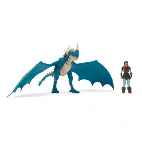 DRAGONS figure Viking & Dragon