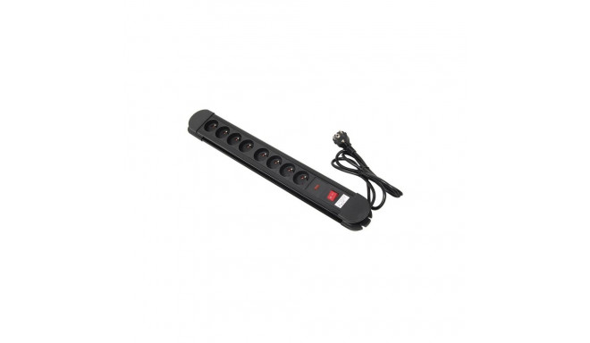 Maclean Energy power strip 8 sockets 1.5 m black (MCE11)
