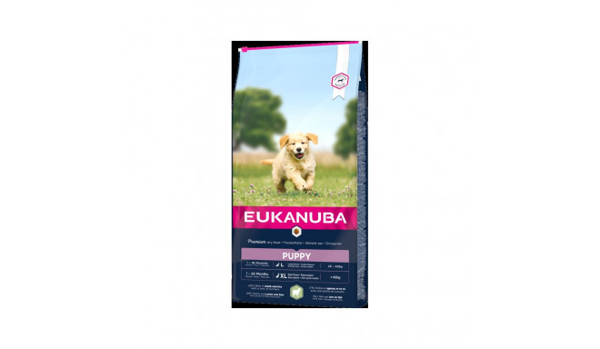 Kuivtoit kutsikatele – Eukanuba Puppy and Junior, LARGE, lambaliha ja riis, 12 kg