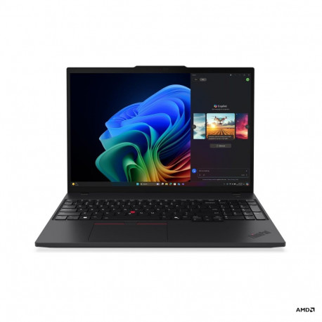 Lenovo Thinkpad T16 G4 AMD must 16-tolline IPS WUXGA 1920 x 1200 pikslit peegeldusvastane AMD Ryzen 
