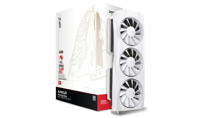 XFX Quicksilver Radeon RX 9070 XT White Gaming 16GB GDDR6 Graphics Card (RX-97TQICKW9)