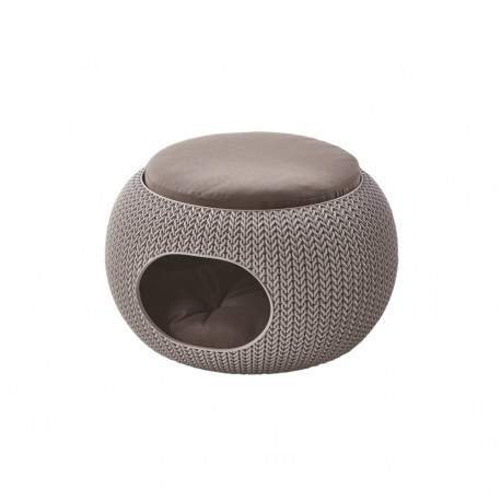 Curver pruun kahejalaline kootud väikeste kalade voodi 56,7x56,7x32,9cm 0817202131