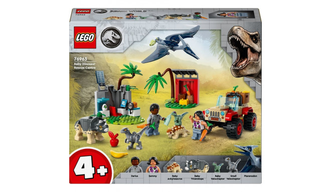 LEGO Jurassic World 76963 beebi dinosauruste päästekeskus
