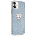 Guess GUHCP12SPCUJULLB iPhone 12 mini 5.4" helesinine kõvakate Jeans Collection