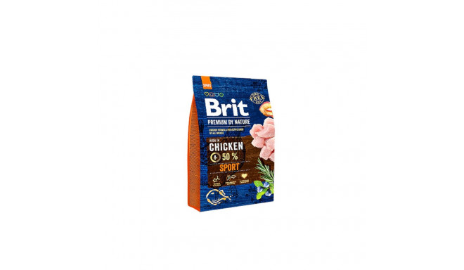 Brit Premium By Nature Adult dry dog ​​food Sport 3kg