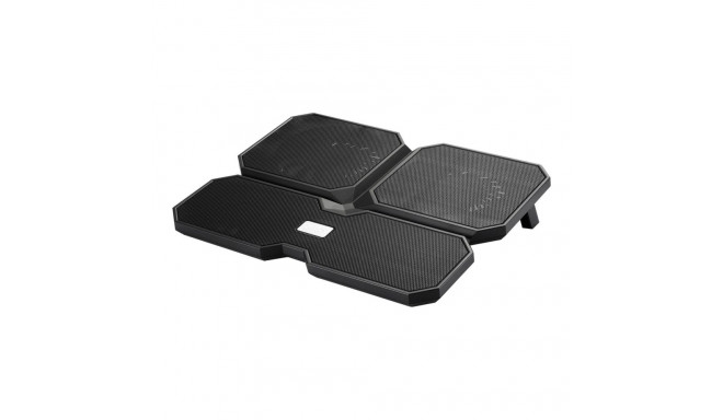 Deepcool | Multicore x6 | Notebook cooler up to 15.6" | Black | 380X295X24mm mm | 900g g