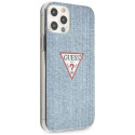 Guess GUHCP12LPCUJULLB iPhone 12 Pro Max 6.7" helesinine kõva ümbris Jeans Collection