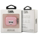 Karl Lagerfeld KLA3UCHGP AirPods 3 ümbris roosa glitter Choupette