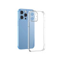 Phone case Baseus Crystal for iPhone 13 Pro (transparent) with all-tempered-glass screen protector a