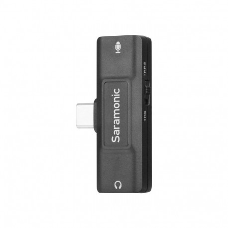 Saramonic EA2U audio adapter - mini jack TRS / USB-C with headphone output