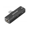 Saramonic EA2U audio adapter - mini jack TRS / USB-C with headphone output