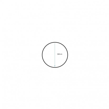 peegel ümmargune 60 cm raam MDF valge