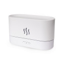 PLATINET FLAME AROMA DIFFUSER HUMIDIFIER 180ML 4,5W WHITE + 10 ML LAVENDER ESSENTIAL OIL [46110]