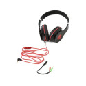 FREESTYLE HI-FI STEREO HEADET MIC + ADAPTER 1-2 FH4005 BLACK [41408]