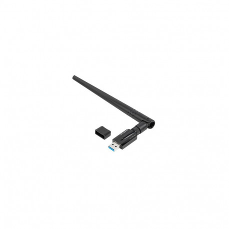 USB ADAPTER WIRELESS NETWORK CARD LANBERG NC-1200-WIE AC1200 DUAL BAND 1X INTERNAL + 1X EXTERNAL ANT