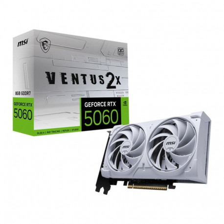 GeFroce graafikakaart RTX 5060 8G VENTUS 2X OC, valge