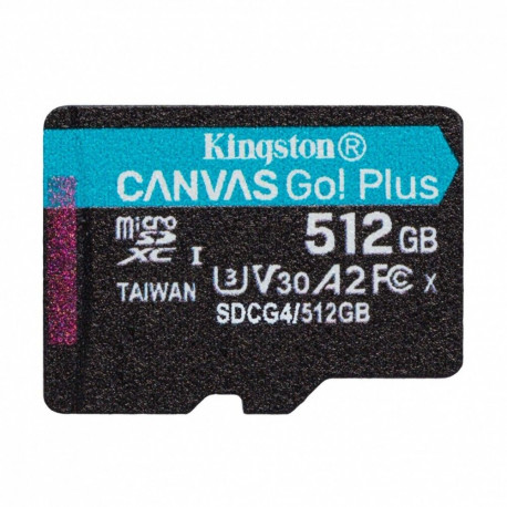 Mälukaart microSD 512GB Canvas Go! Plus 200MB/s A2 U3 V30