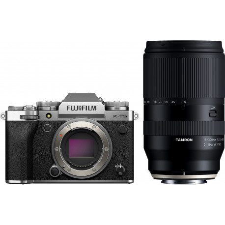 Fujifilm X-T5 + Tamron 18-300mm, silver