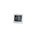 Wall clock with alarm function Muza M-090 WMC White