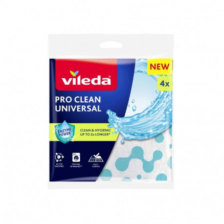 universaalne lapp ensüümidega Vileda Pro Clean 4 tk