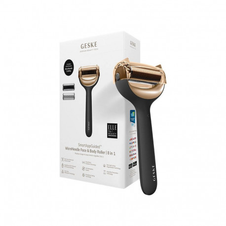 Micro Needle Face&Body Roller 8in1 Geske with APP (gray)