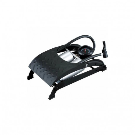 foot pump 2- cylinder with pressure gauge