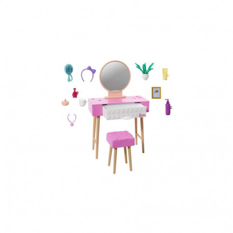 Barbie House Decor Set with Vanity