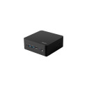 MSI CUBI NUC AI 1UMG-019BEU PC/workstation barebone Black 125H Intel SoC
