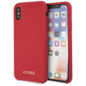 Guess GUHCPXLSGLRE iPhone X/Xs punane kõva silikoonümbris