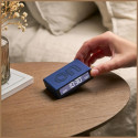 Lexon Flip Mini Dual-Sided Alarm Clock dark blue