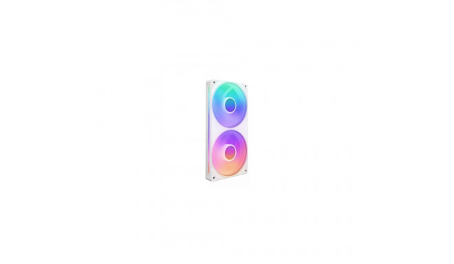 NZXT F240 RGB CORE ventilaator, 2 * 120 mm, valge