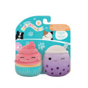 SQUISHMALLOWS Kaheosaline Piiksuv Pehme Koeramänguasi, 9 cm