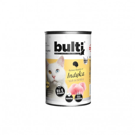 BULTI Rich in turkey - wet cat food - 400g