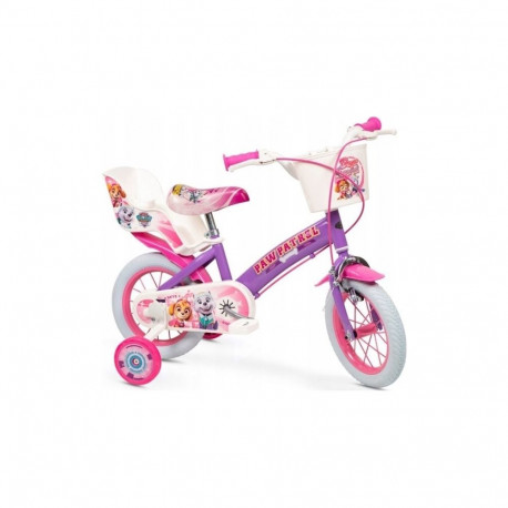 TOIMSA Paw Patrol laste jalgratas 12" 1280 tüdrukutele, lilla