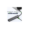 Adapter USB Type-C - HDMI, LAN, 3x USB 3.0 Type-A, USB Type-C PD100W