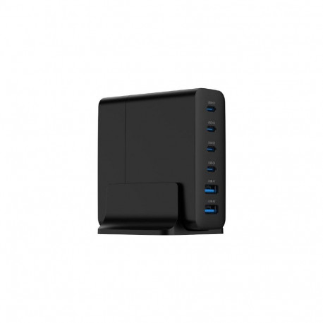 Gembird TA-UC-2A4C-PD75-01-BK mobile device charger Universal Black AC Fast charging Indoor