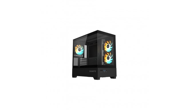 GIGABYTE C201 PANORAMIC PC Case - Mid Tower, m-ATX, 360mm radiator support, 3 Pre-installed Fans, US