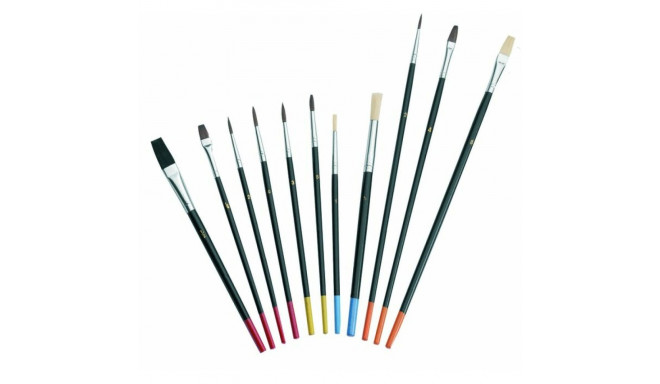 Pintslite komplekt (15 tk.) Heledad ja mustad harjased