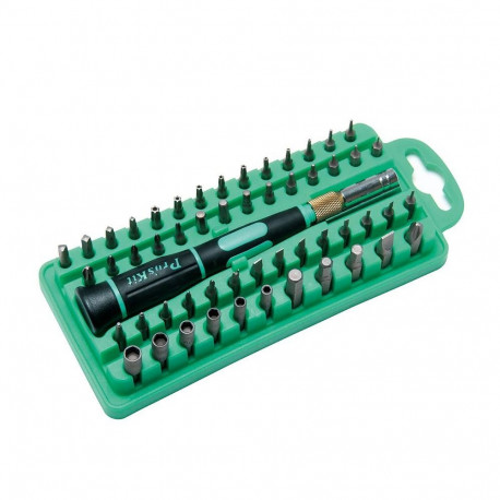 'SD-9828 Pro'sKit kruvikeeraja vahetatavate otsikute komplekt (58 osa) nutitelefonide, arvutite, ele