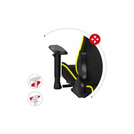 Huzaro Force 6.3 PC gaming chair Bucket (cradle) seat Black, Multicolour