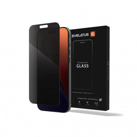 Evelatus Samsung Galaxy A06 Privacy Corning Gorilla Glass Anti-Static 3D Full Cover 10X Stronger