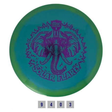 Discgolf DISCMANIA Fairway Driver S-LINE FD3 SOLAR FLARE Teal/Green 9/4/0/3